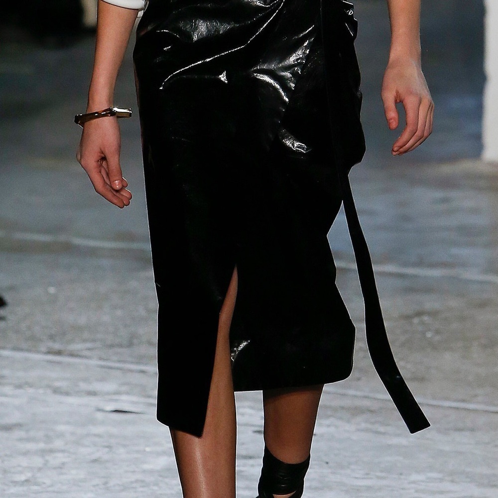 Proenza Schouler Cotton-Wool Pencil Skirt